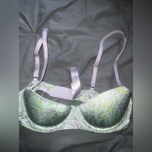 Savage X Fenty Green and Purple Bra